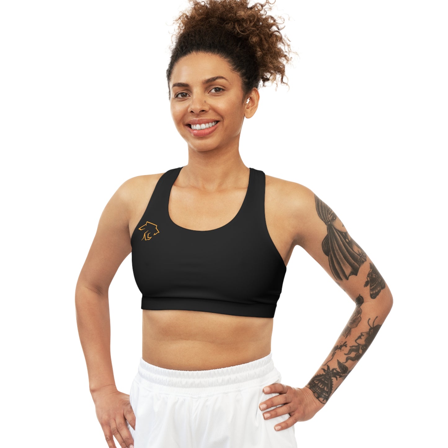 Muscle Mommy Sport Bra (Black)